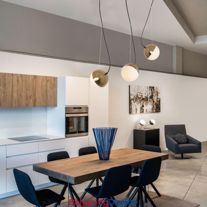 Nordisk Kuleformet Pendellampe, Moderne Og Kreativ, Rund Form, Lampebelysning