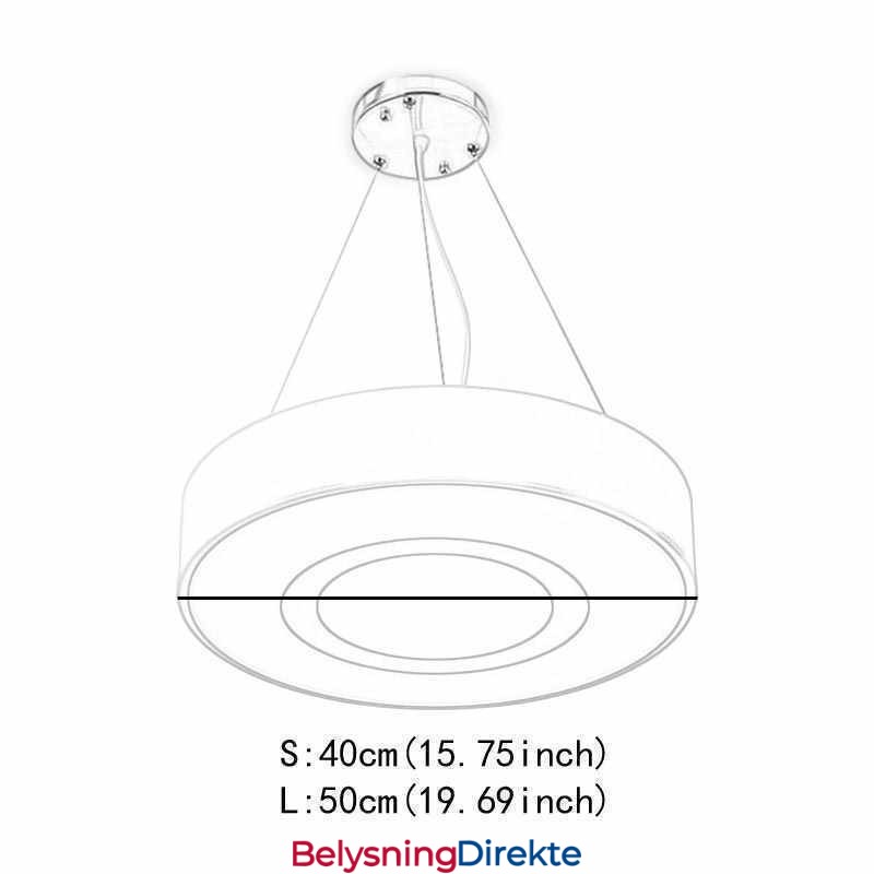 Moderne Unik Pendellampe Rund Lampe Enkel Varm Belysningslampe