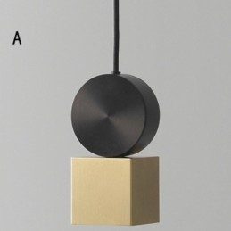 Moderne Pendellampe Nordisk Akryllampe Geometrisk Belysningslampe