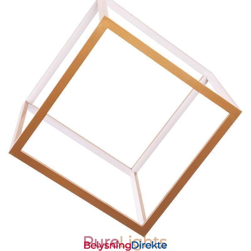 Postmoderne Pendellampe Geometrisk Gullfarget Hengelampe