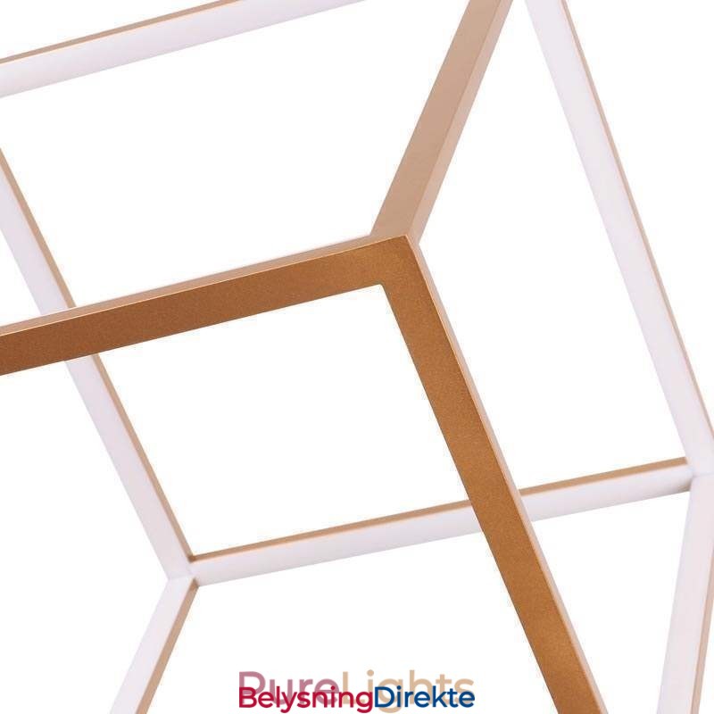 Postmoderne Pendellampe Geometrisk Gullfarget Hengelampe