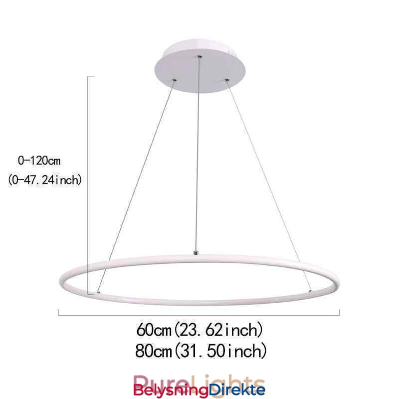 Moderne Pendellampe Sirkellampe 60 Cm 80 Cm