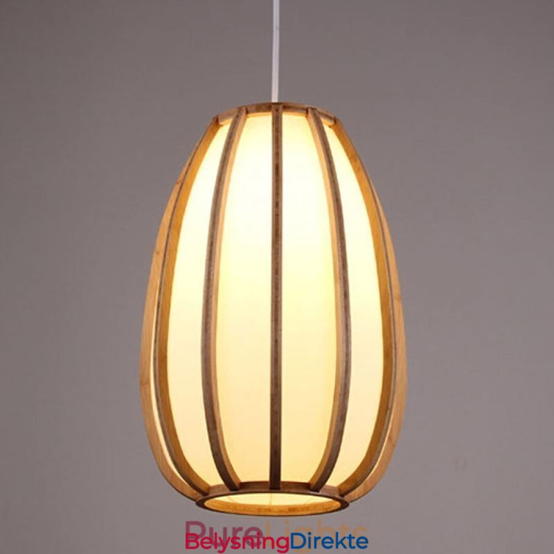 Visuell Komfort Bambus Pendellampe