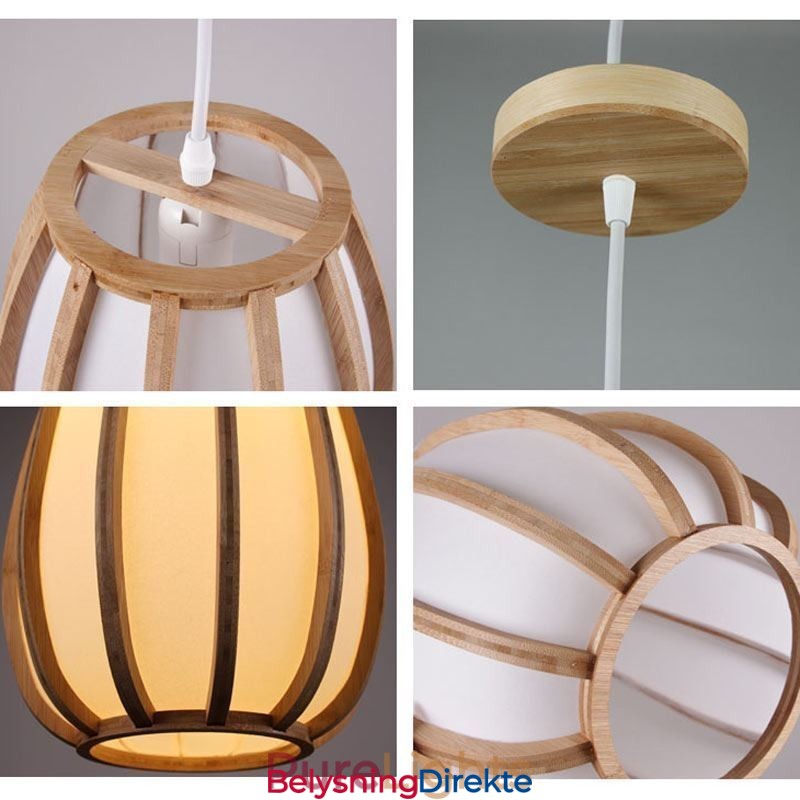 Visuell Komfort Bambus Pendellampe