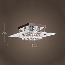 Taklampe Modern Crystal Living 5 Lys