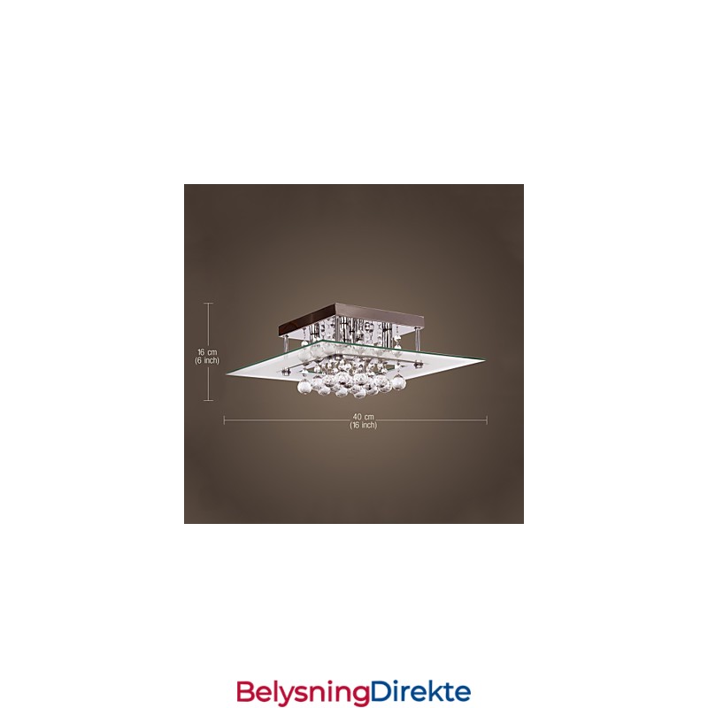 Taklampe Modern Crystal Living 5 Lys