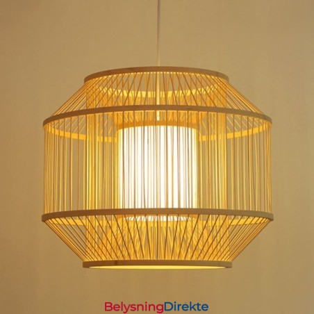 Lanterne Bambus Pendellampe Kreativ Japansk Pendellampe