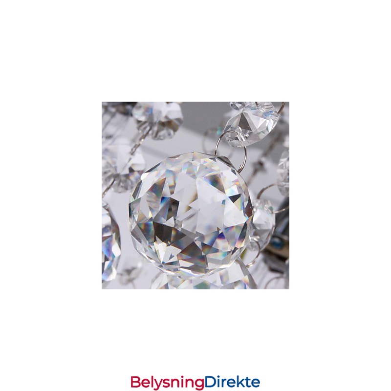 Taklampe Modern Crystal Living 5 Lys
