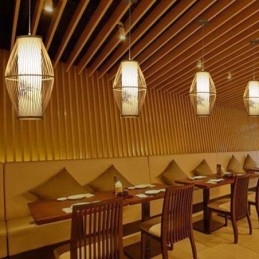 Klassisk Håndlaget Bambus Pendellampe