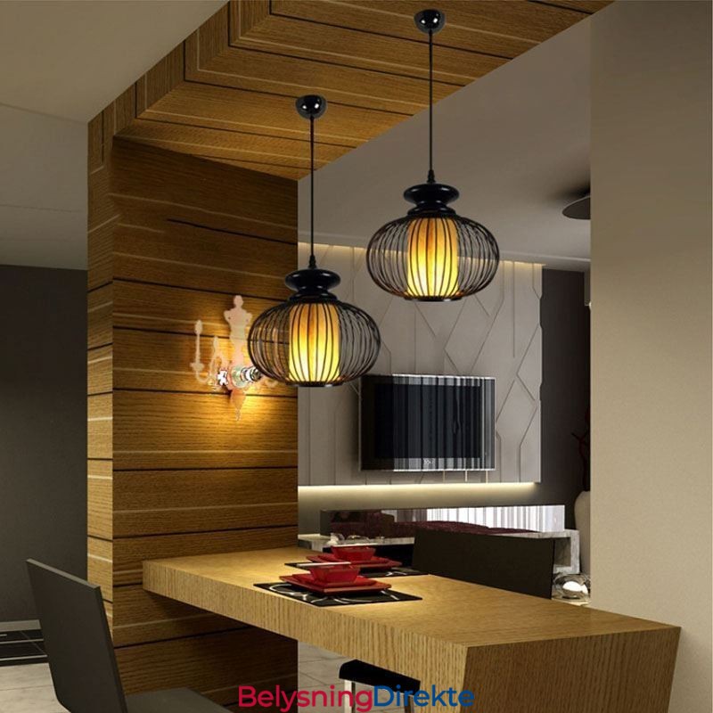 Nordisk Utsøkt Bambus Pendellampe