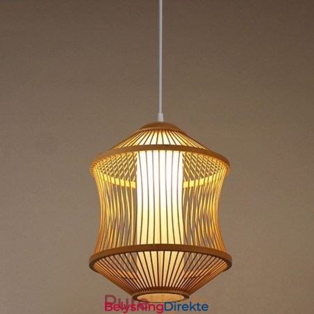 Visual Comfort Bambusburpendellampe
