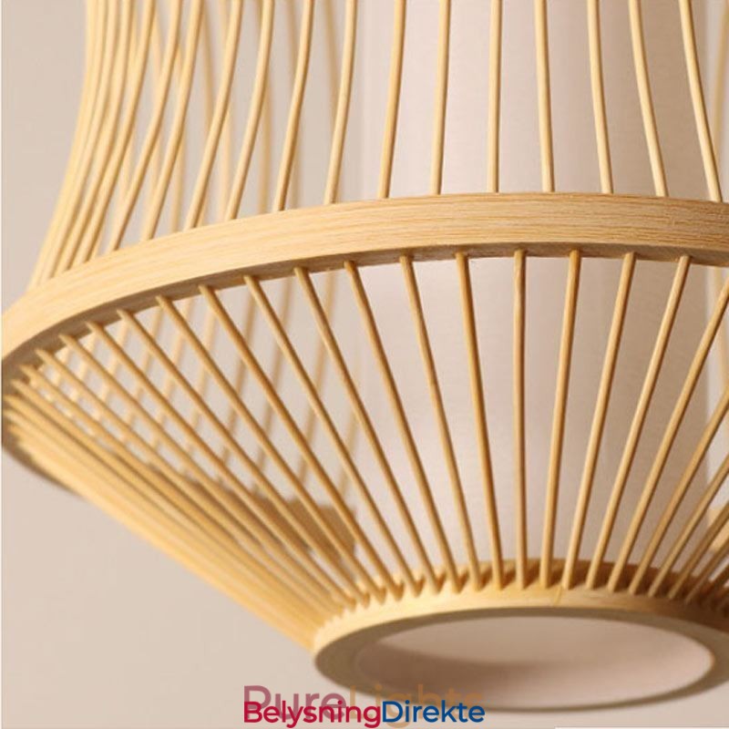 Visual Comfort Bambusburpendellampe