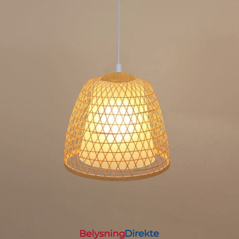 Visual Comfort Dome Bambus Pendellampe