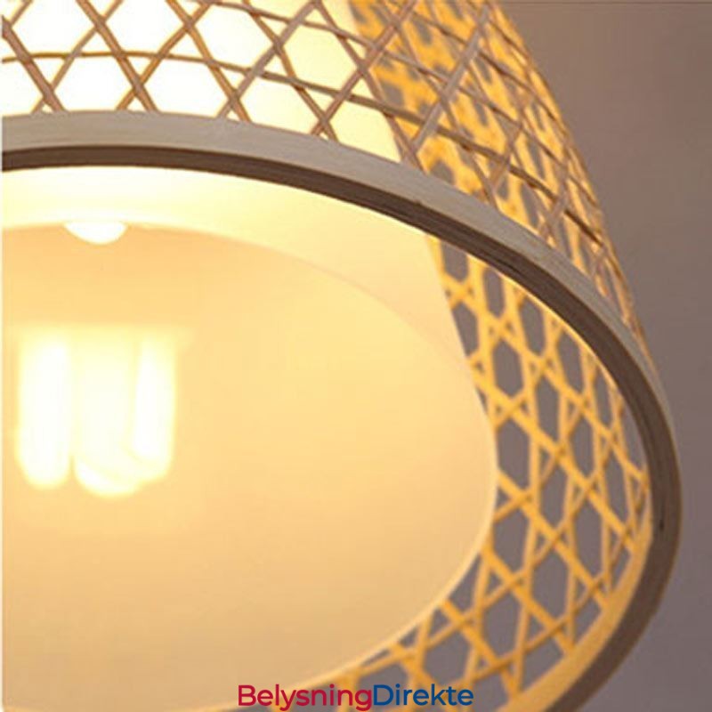 Visual Comfort Dome Bambus Pendellampe