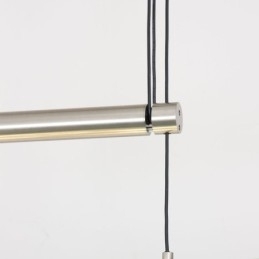 Moderne Pendellampe Med 4 Lys Og Justerbar Høyde I Stoffskjerm