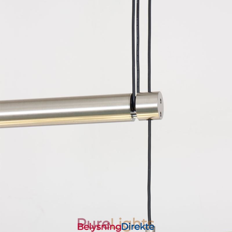 Moderne Pendellampe Med 4 Lys Og Justerbar Høyde I Stoffskjerm