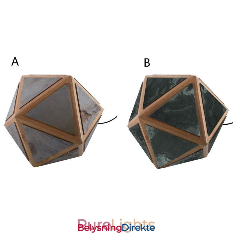 Geometrisk Pendellampe Diamantformet 3D Gjennomsiktig Design