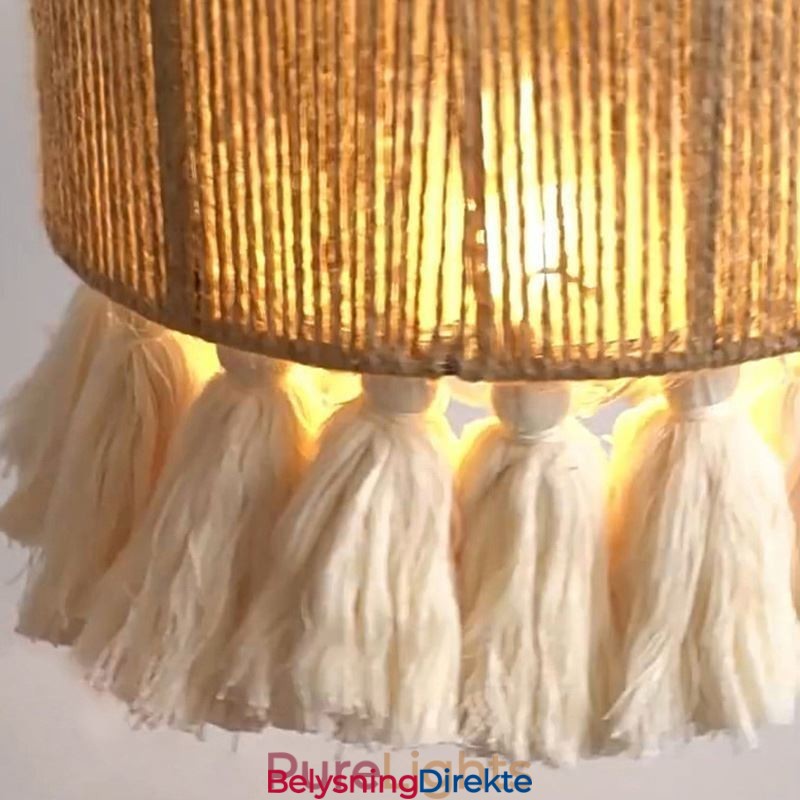 Hamptau Pendellampe Retro Dekorasjon Taklampe Dusk Lampeskjerm