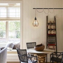 Retro Pendellampe Med Hamptau, Taklampe, 5 M Hengende Wire