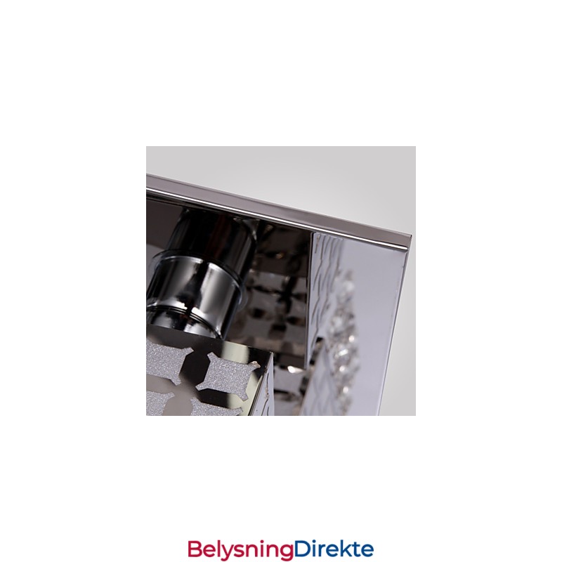 Lysekrone Moderne Krystall Rustfritt Stål Stue 4 Lys