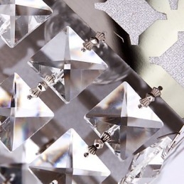 Lysekrone Moderne Krystall Rustfritt Stål Stue 4 Lys