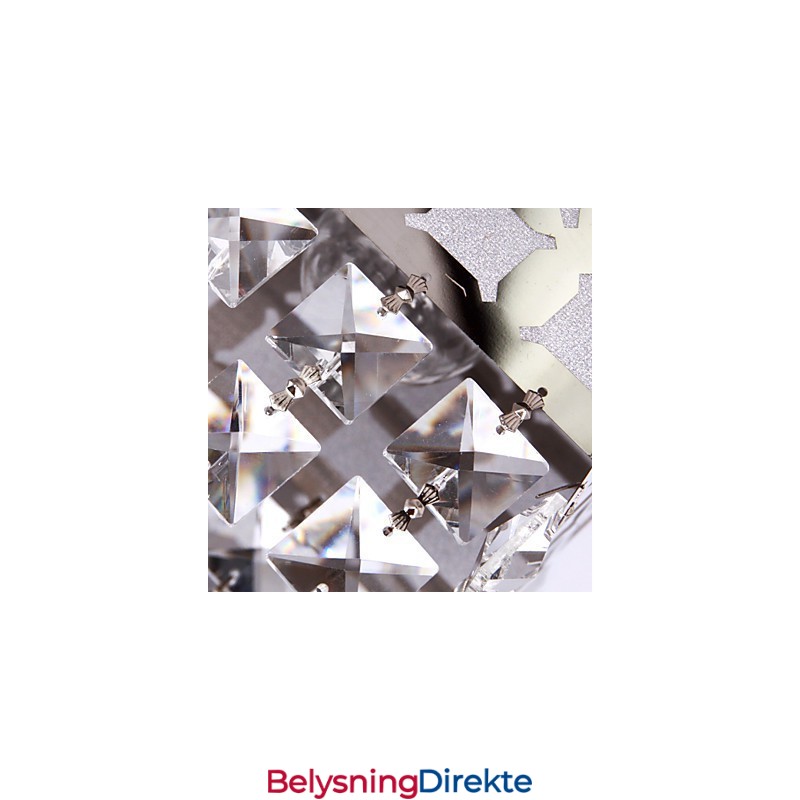 Lysekrone Moderne Krystall Rustfritt Stål Stue 4 Lys