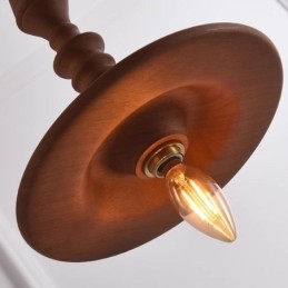 Anhengslampe I Gummitre I Vintagestil