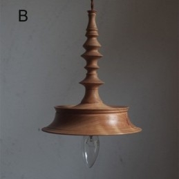 Anhengslampe I Gummitre I Vintagestil