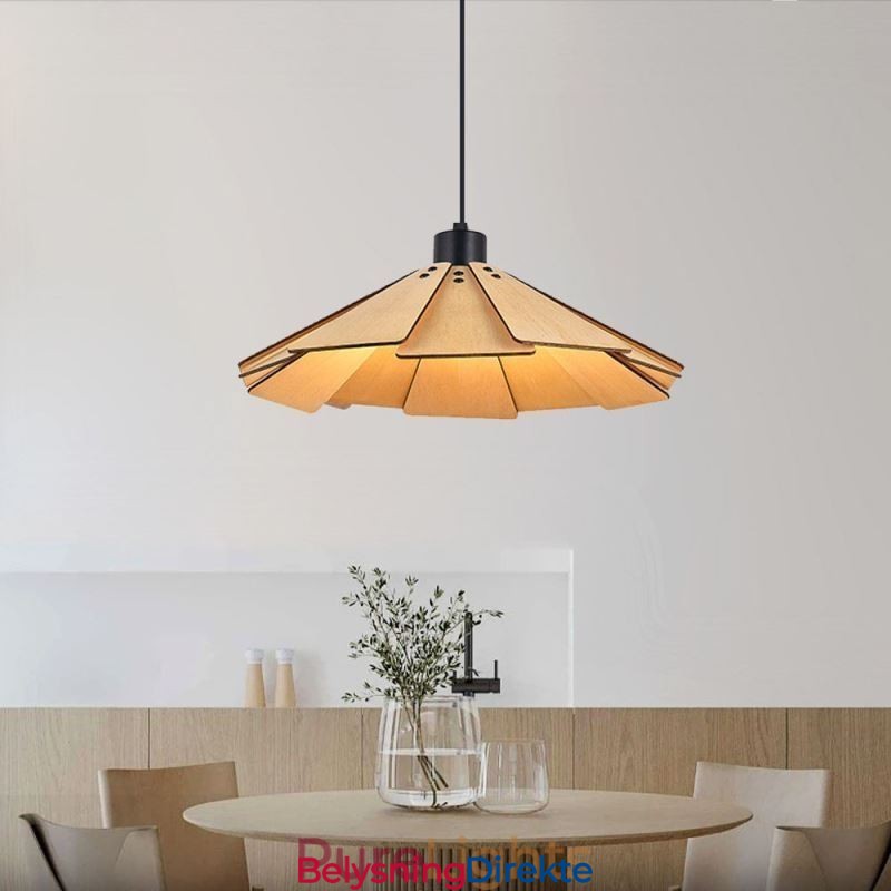 Kreativ Retro Taklampe I Tre