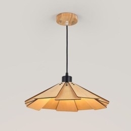 Kreativ Retro Taklampe I Tre