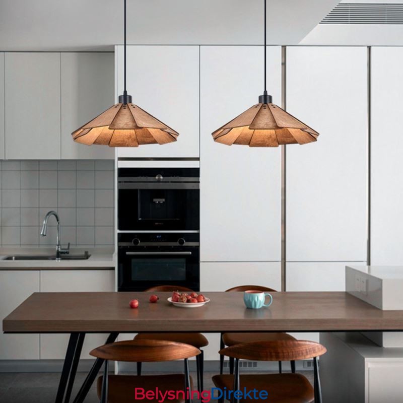 Retro Pendellampe Kreativ Taklampe I Tre