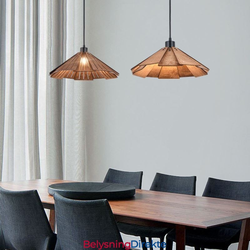 Retro Pendellampe Kreativ Taklampe I Tre