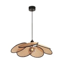 Naturlig, Enkel Håndvevd Pendellampe