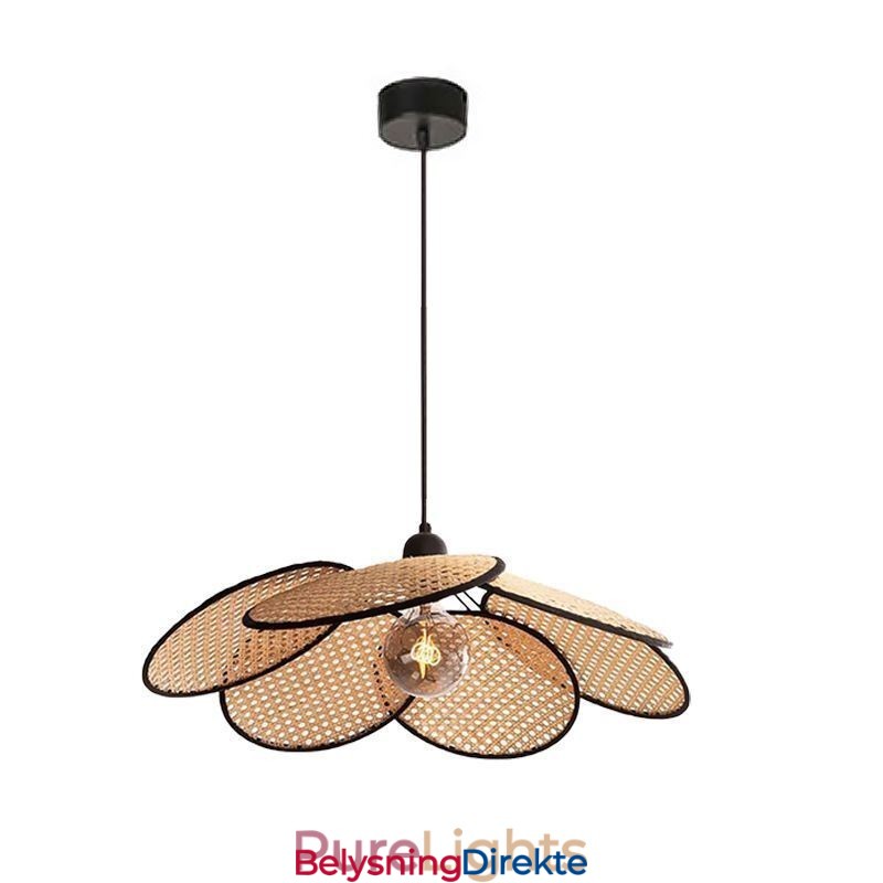 Naturlig, Enkel Håndvevd Pendellampe