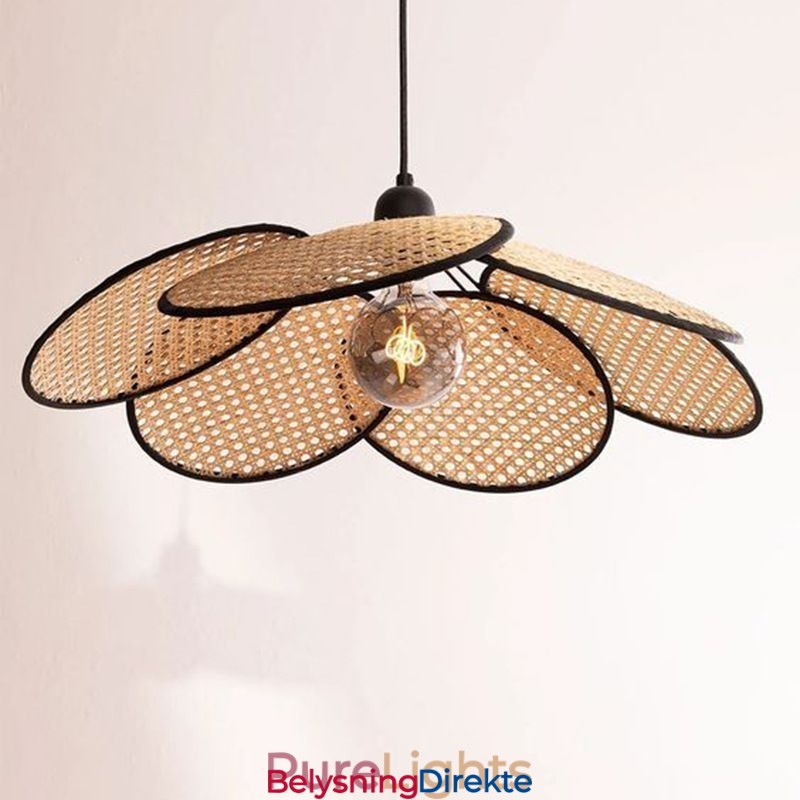 Naturlig, Enkel Håndvevd Pendellampe