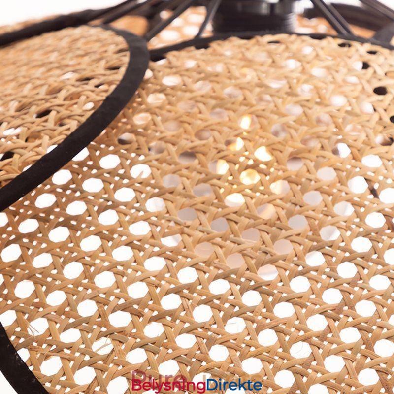 Naturlig, Enkel Håndvevd Pendellampe