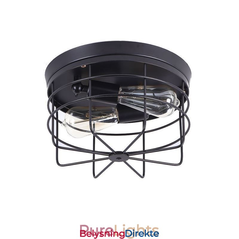 Industriell Metallburtaklampe Rustikk Innfelt Lampearmatur