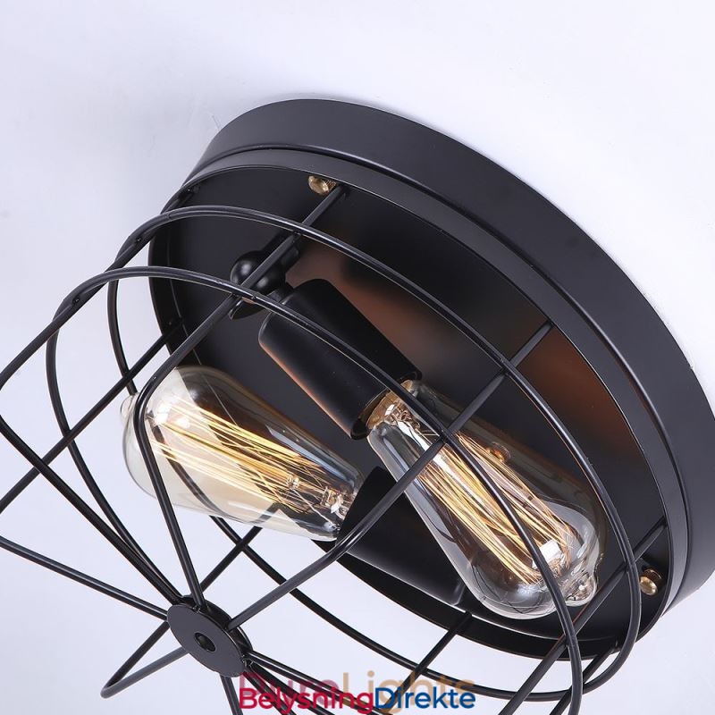 Industriell Metallburtaklampe Rustikk Innfelt Lampearmatur