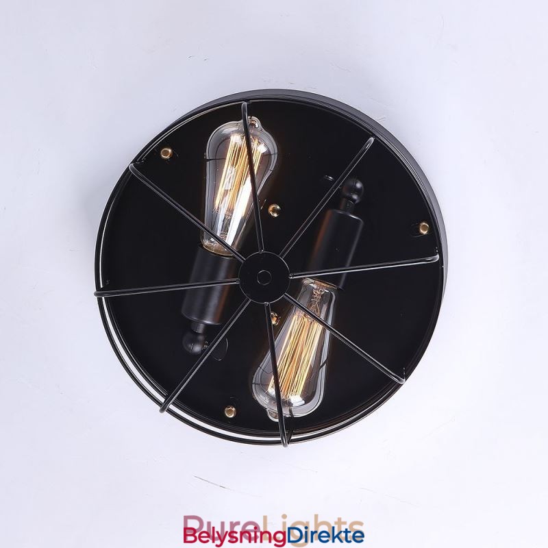 Industriell Metallburtaklampe Rustikk Innfelt Lampearmatur