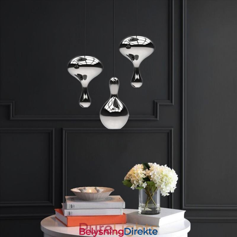 Kreativ Pendellampe Moderne Enkel Galvanisert Glass Liten Taklampe