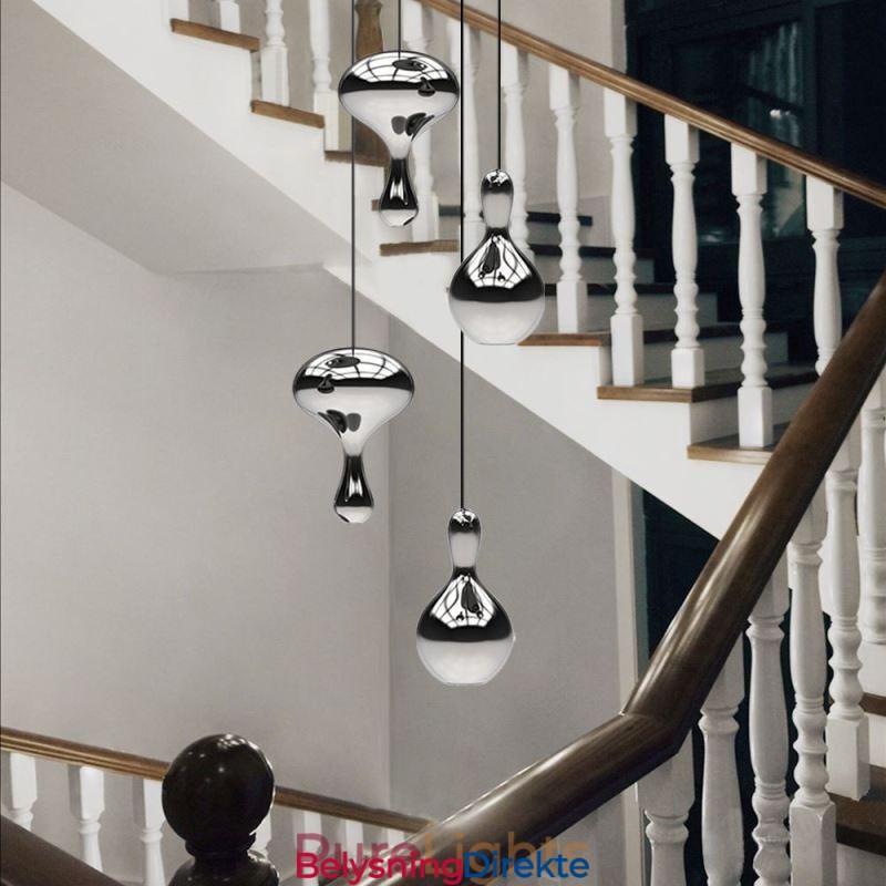 Kreativ Pendellampe Moderne Enkel Galvanisert Glass Liten Taklampe