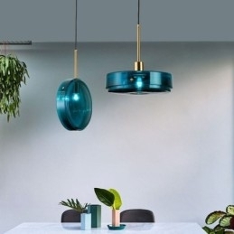Rund Kakeglass Pendellampe Moderne Minimalistisk Smijerns Taklampe