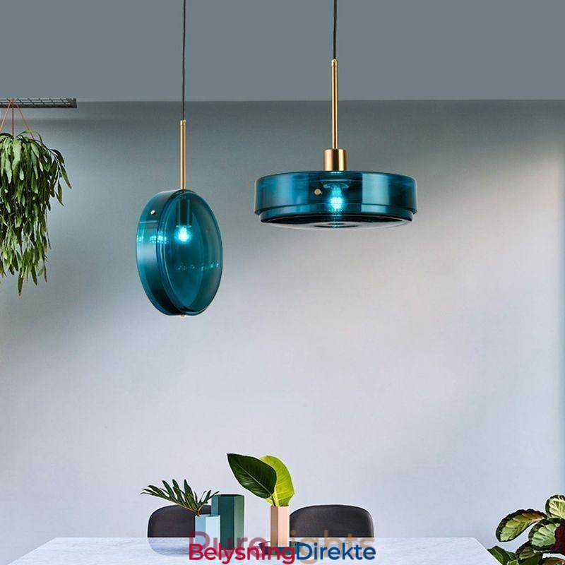 Rund Kakeglass Pendellampe Moderne Minimalistisk Smijerns Taklampe