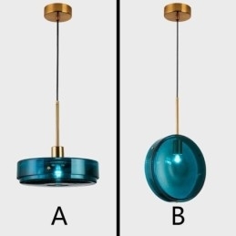 Rund Kakeglass Pendellampe Moderne Minimalistisk Smijerns Taklampe