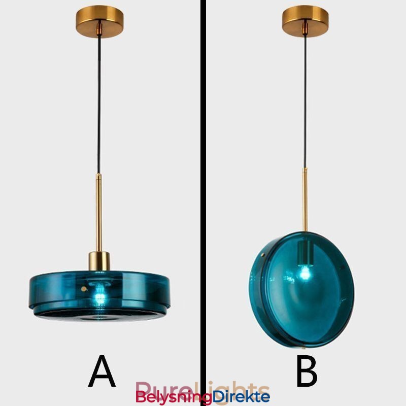 Rund Kakeglass Pendellampe Moderne Minimalistisk Smijerns Taklampe