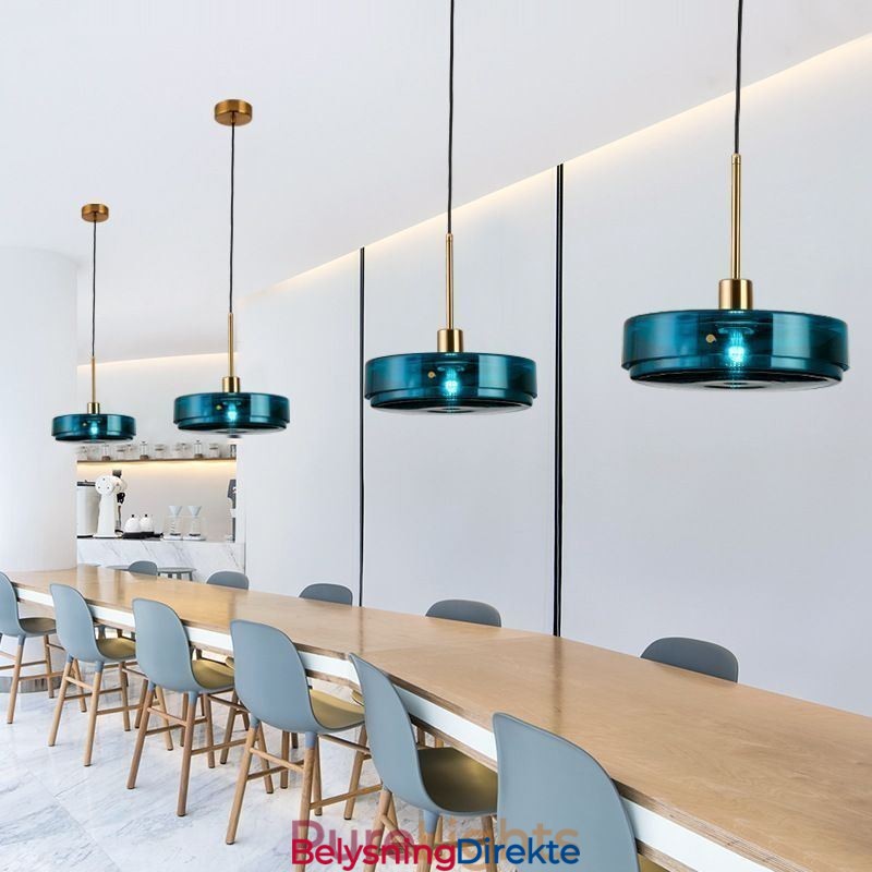 Rund Kakeglass Pendellampe Moderne Minimalistisk Smijerns Taklampe