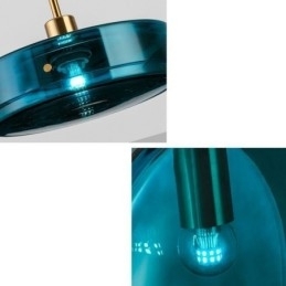 Rund Kakeglass Pendellampe Moderne Minimalistisk Smijerns Taklampe