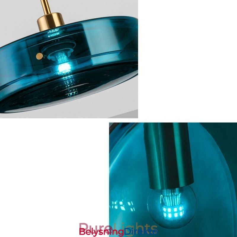 Rund Kakeglass Pendellampe Moderne Minimalistisk Smijerns Taklampe