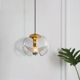 Stamen Glass Pendellampe Moderne Minimalistisk Smijerns Taklampe