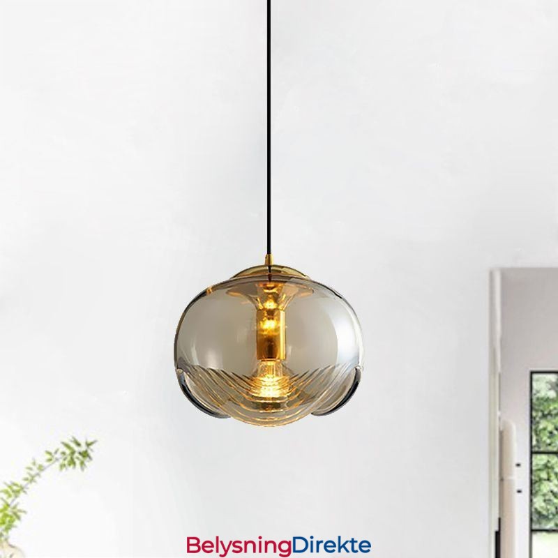 Stamen Glass Pendellampe Moderne Minimalistisk Smijerns Taklampe